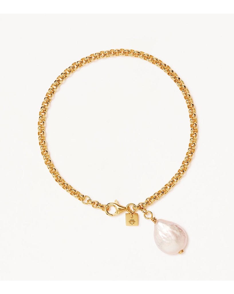 By Charlotte Gold Embrace Stillness Pearl Bracelet