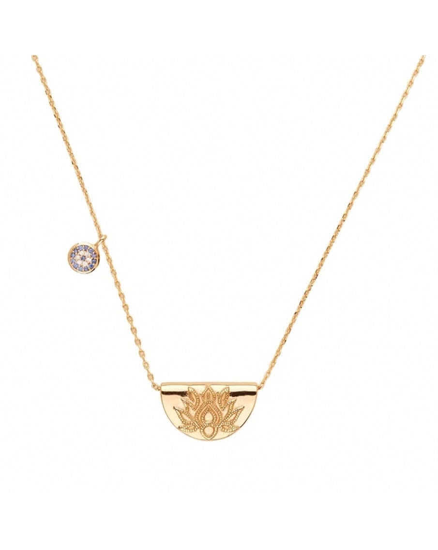 By Charlotte Gold Lucky Lotus Necklace