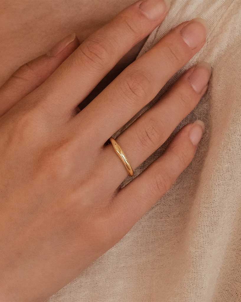 By Charlotte Gold Sunset Ring