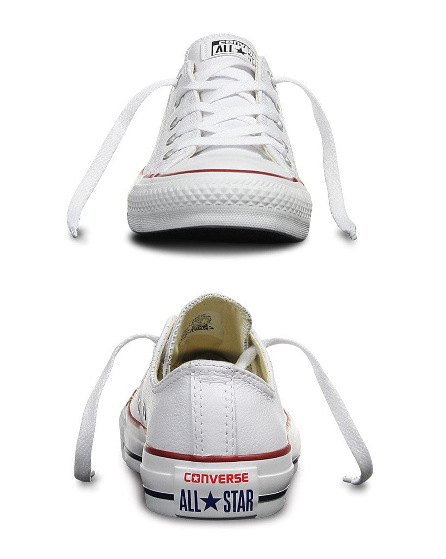 Converse Chuck Taylor All Star Leather Low Top Shoes - White