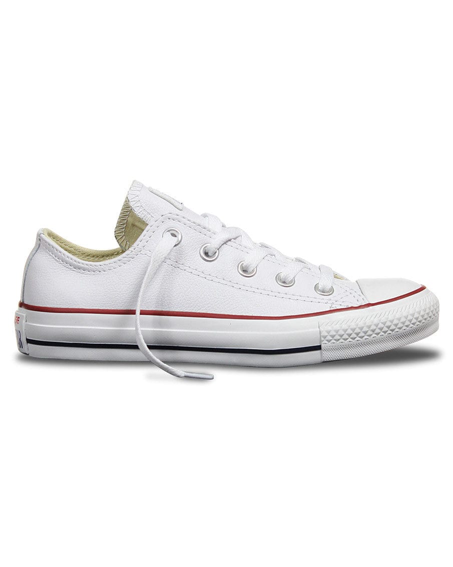 Converse Chuck Taylor All Star Leather Low Top Shoes - White