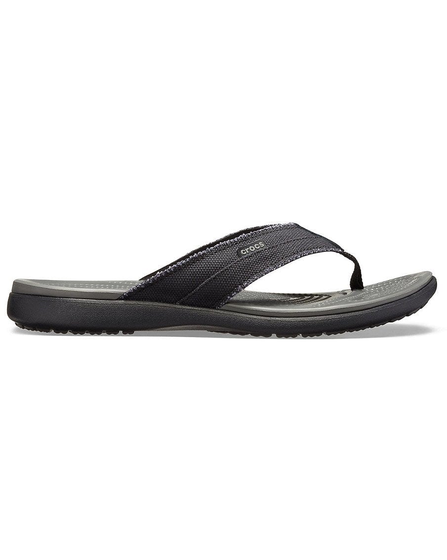 Crocs santa cruz canvas flip hotsell