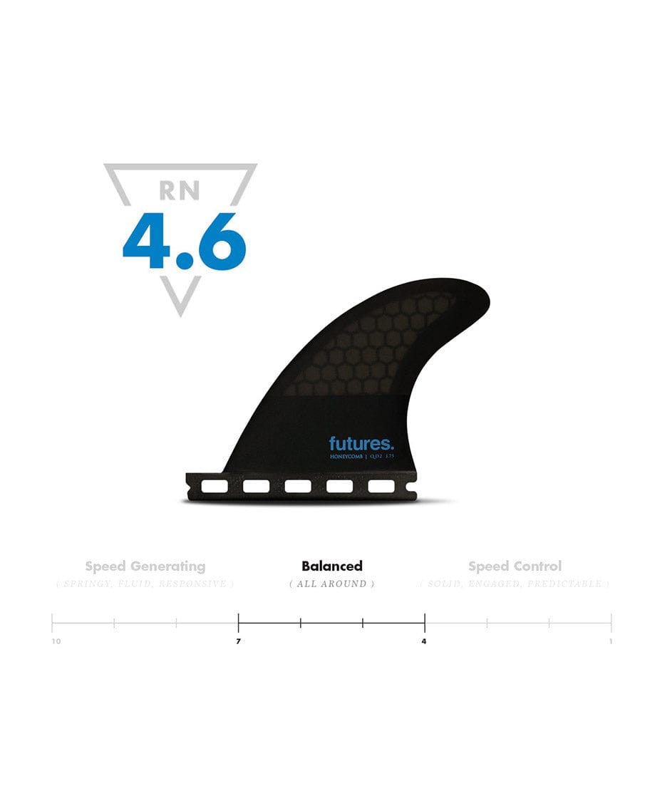 Futures Fins QD2 3.75 HC Quad Rear Fin