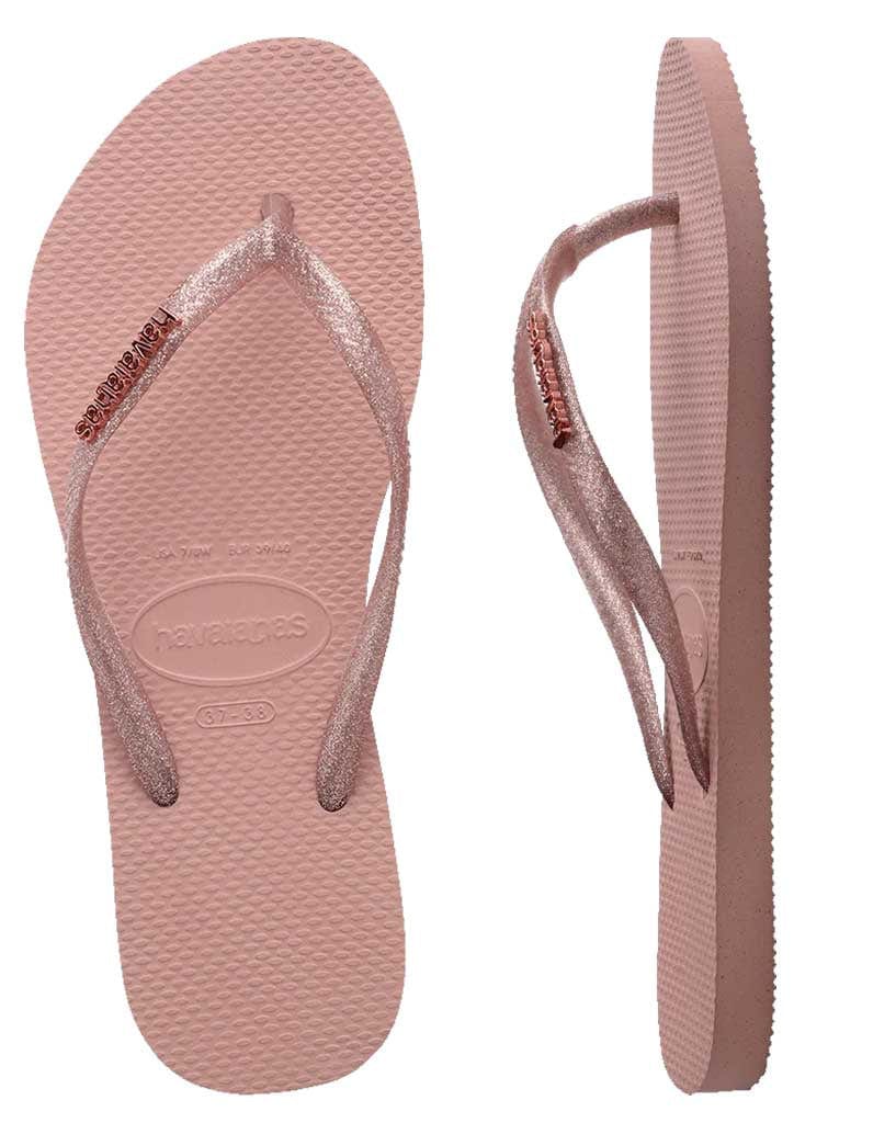 Havaianas Slim Metal Logo Crocus