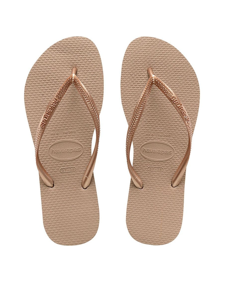 Havaianas Slim Metallic Thongs