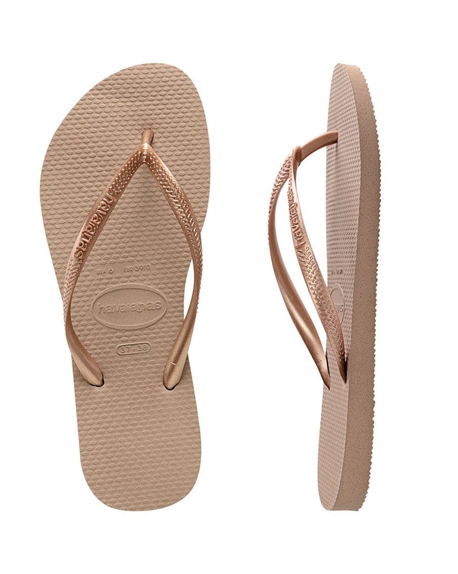 Havaianas Slim Metallic Thongs