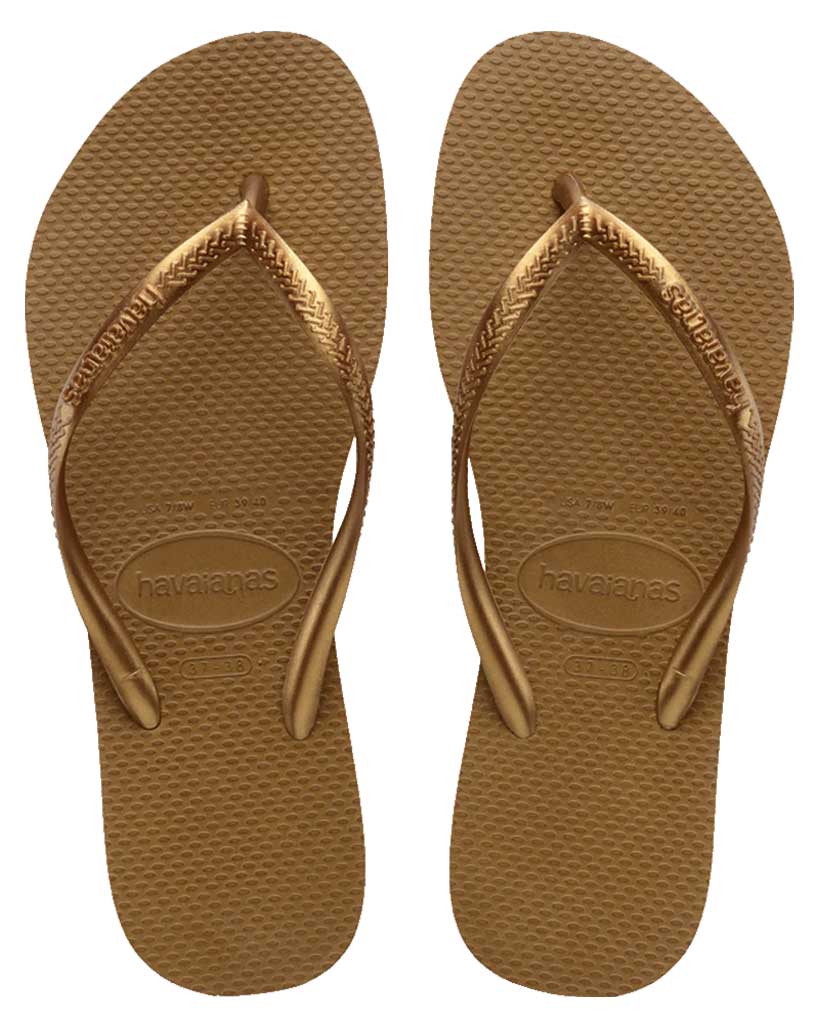 Havaianas Slim Metallic Thongs