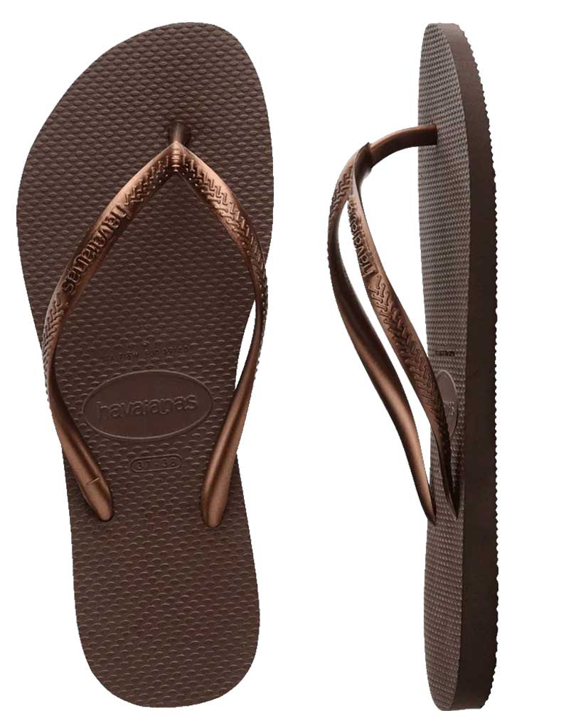 Havaianas Slim Metallic Thongs