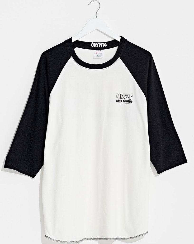 Misfit Demo Life 50/50 3/4 Raglan Tee