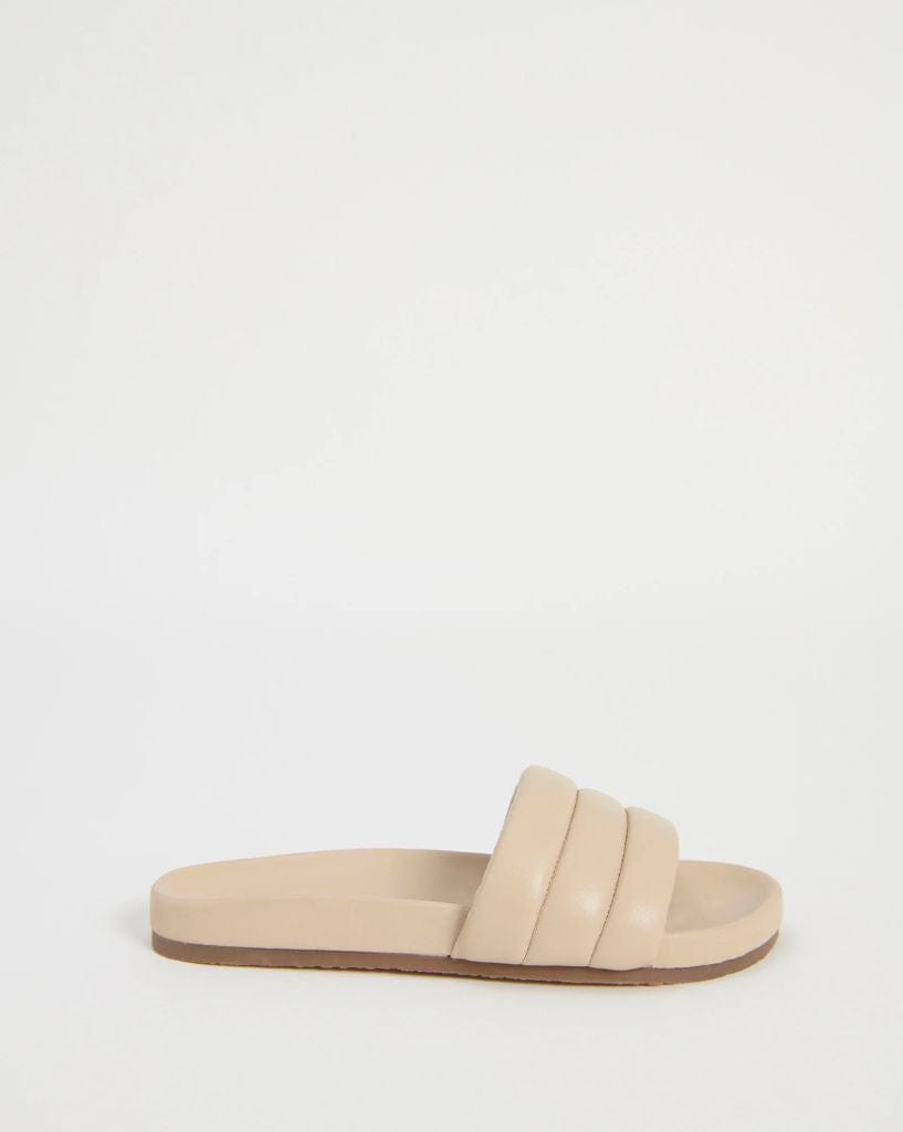 Nude Lucy Classic Leather Slide