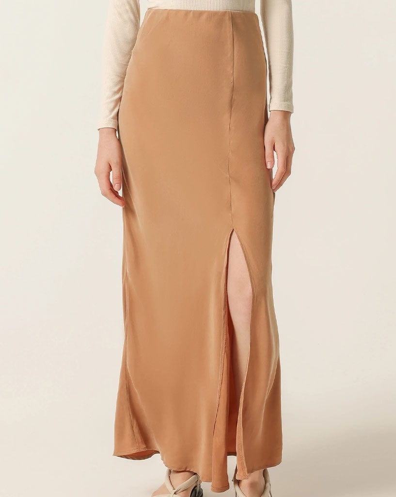 Nude Lucy Harlow Cupro Maxi Skirt