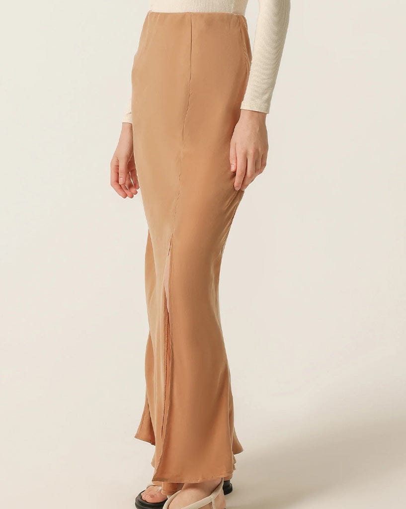 Nude Lucy Harlow Cupro Maxi Skirt