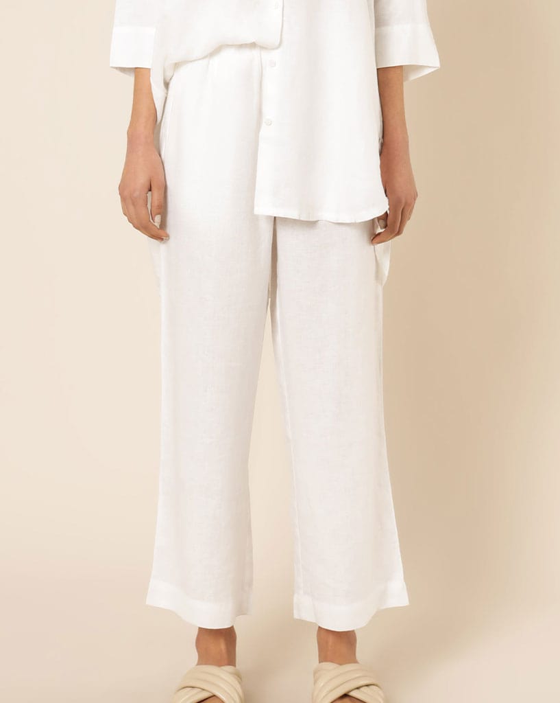 Nude Lucy Lounge Linen Crop Pant