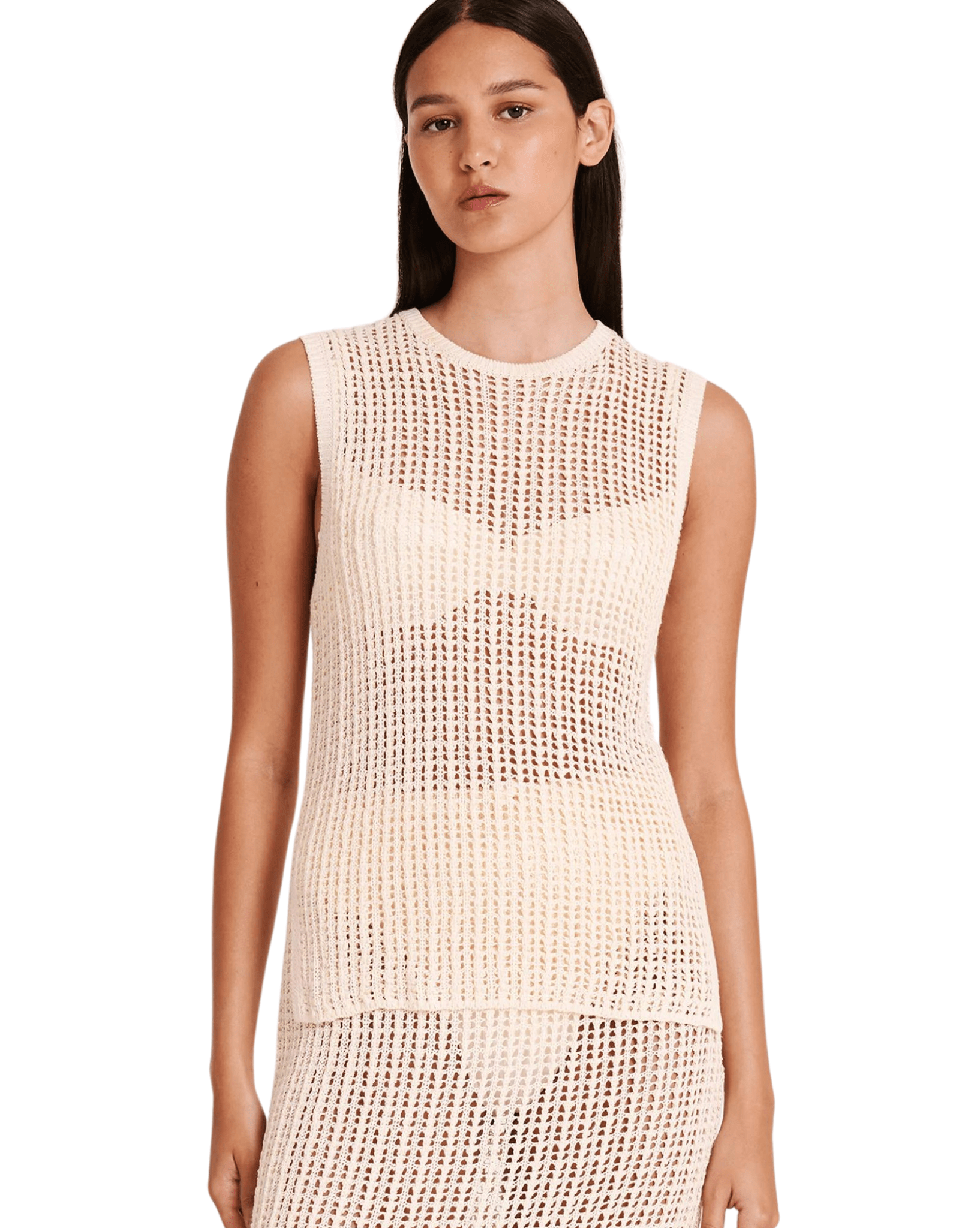 Nude Lucy Tesni Crochet Tank