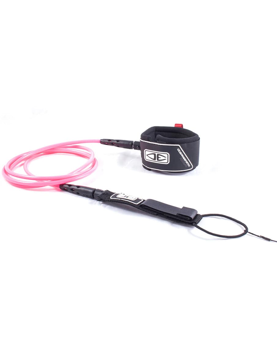 Ocean & Earth 6'0 Regular Moulded Leash - Pink