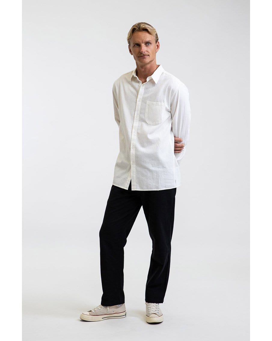 Rhythm Classic Linen Ls Shirt