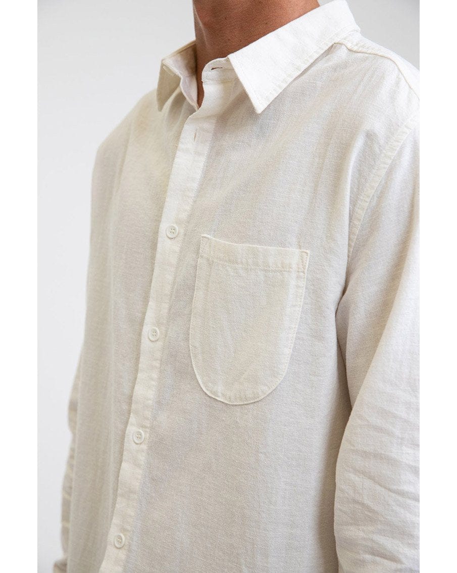 Rhythm Classic Linen Ls Shirt