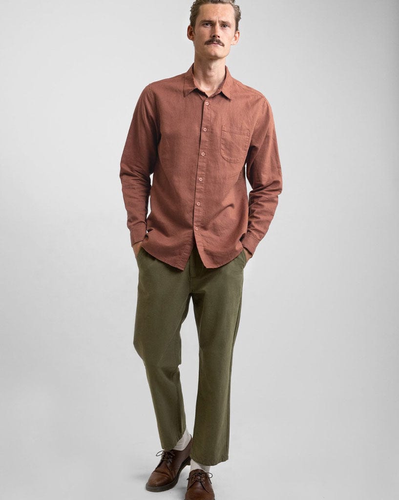 Rhythm Classic Linen Ls Shirt