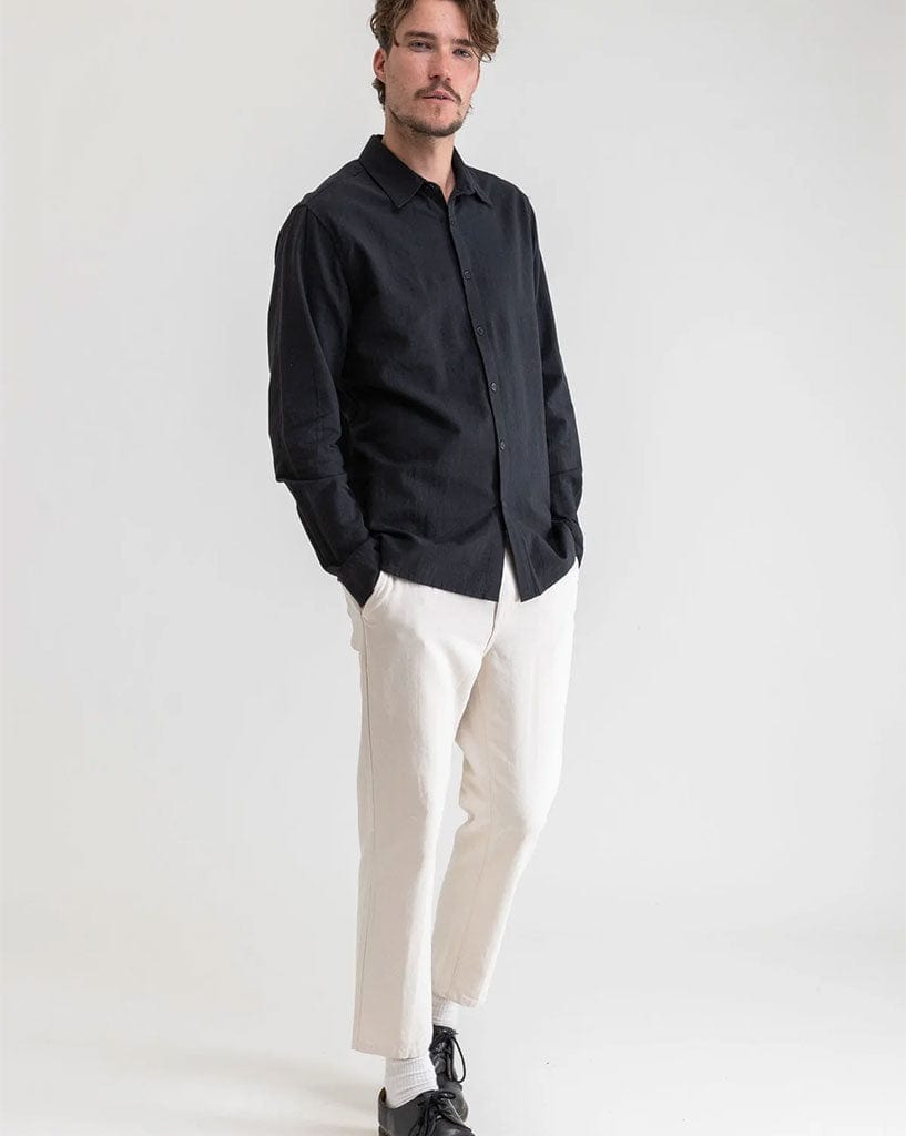 Rhythm Classic Linen Ls Shirt