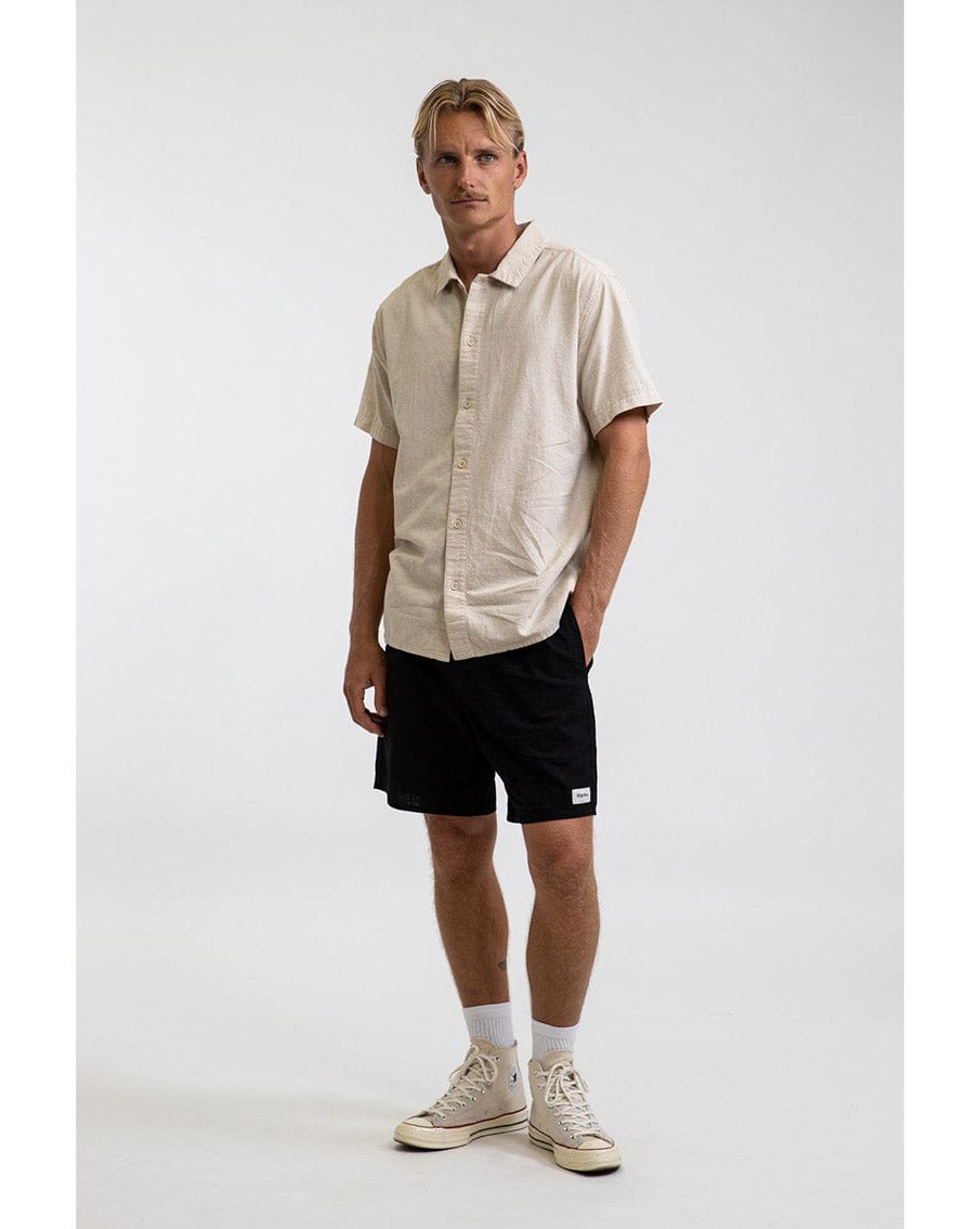 Rhythm Classic Linen Ss Shirt