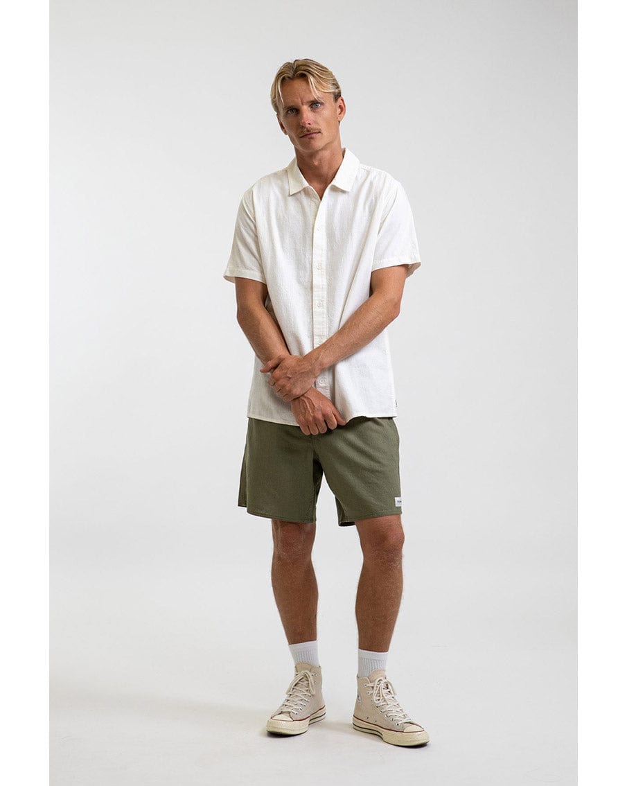 Rhythm Classic Linen Ss Shirt