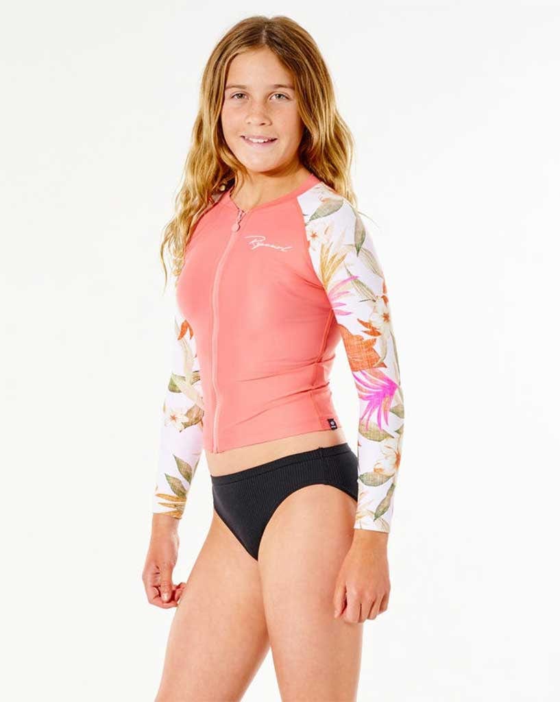 Ripcurl Girls Z-Thru Ls Uv Rashvest