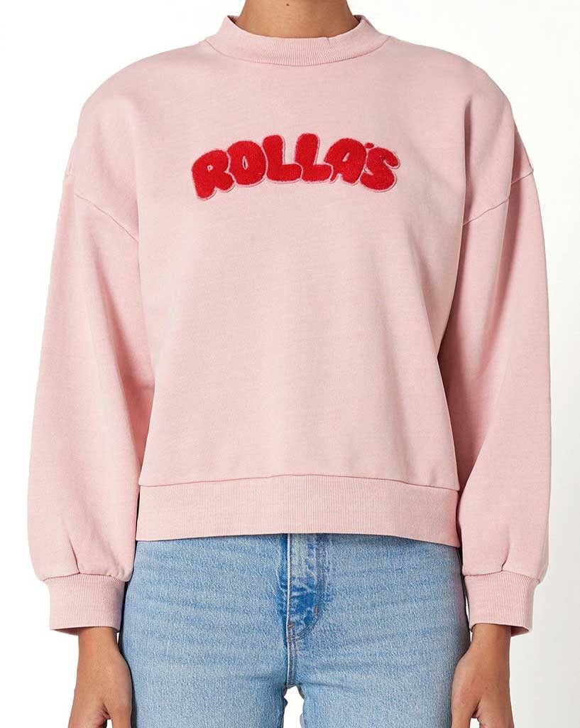 Rollas Bubble Logo Slouch Sweater