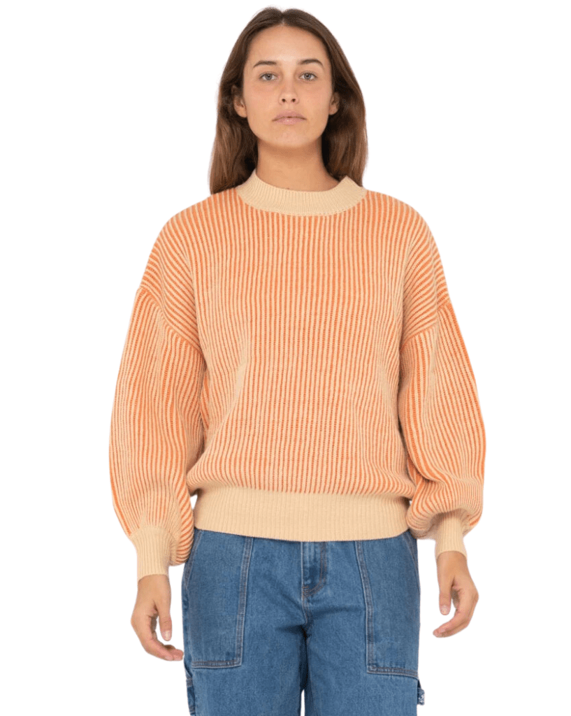 Rusty Ora Mock Neck Knit