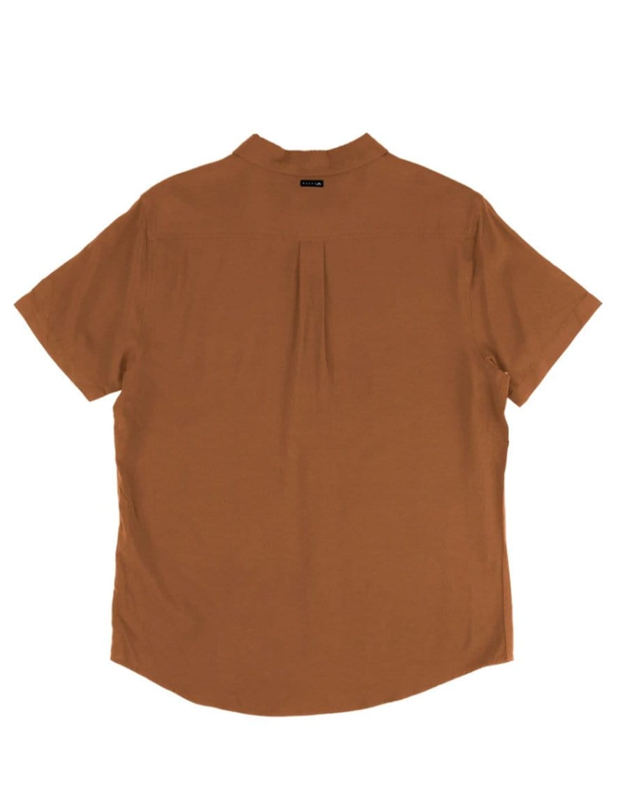 Rusty Razor Blade Short Sleeve Rayon Shirt