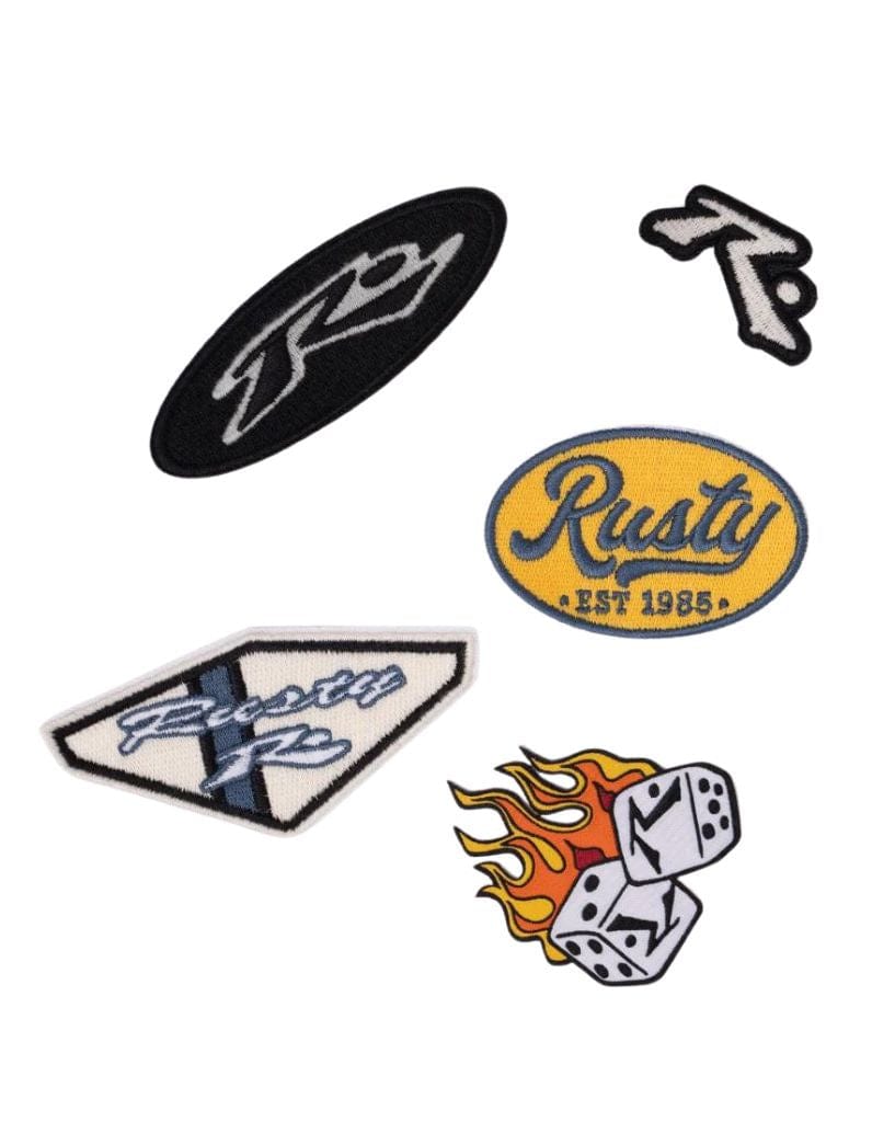 Rusty Rusty Iron-On Patch Pack