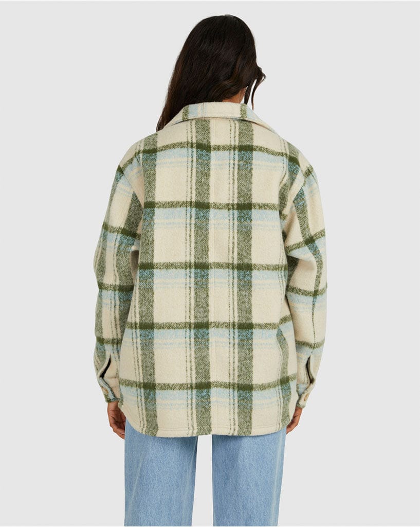 RVCA Valley Plaid Shacket