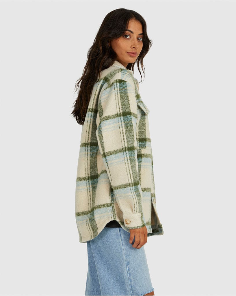 RVCA Valley Plaid Shacket