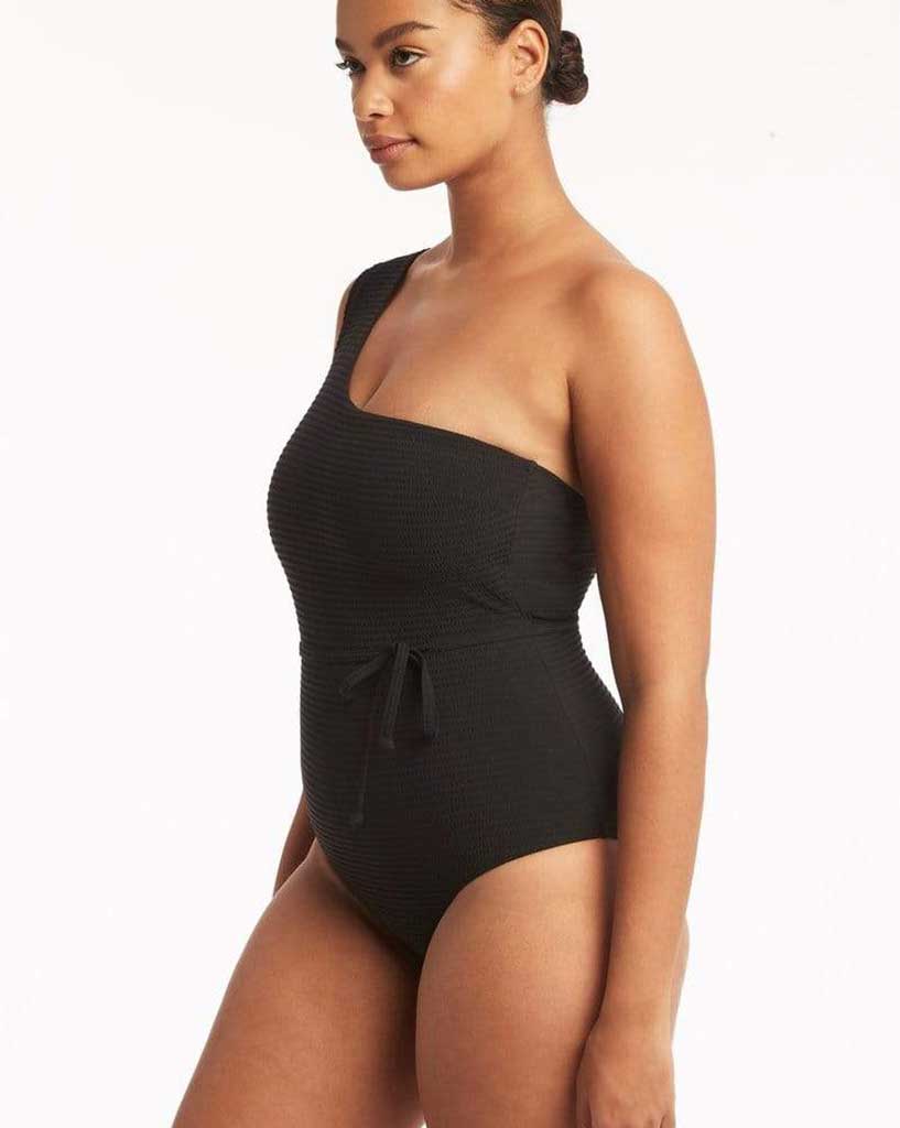 Sea Level Messina Wide Strap Diagonal One Piece