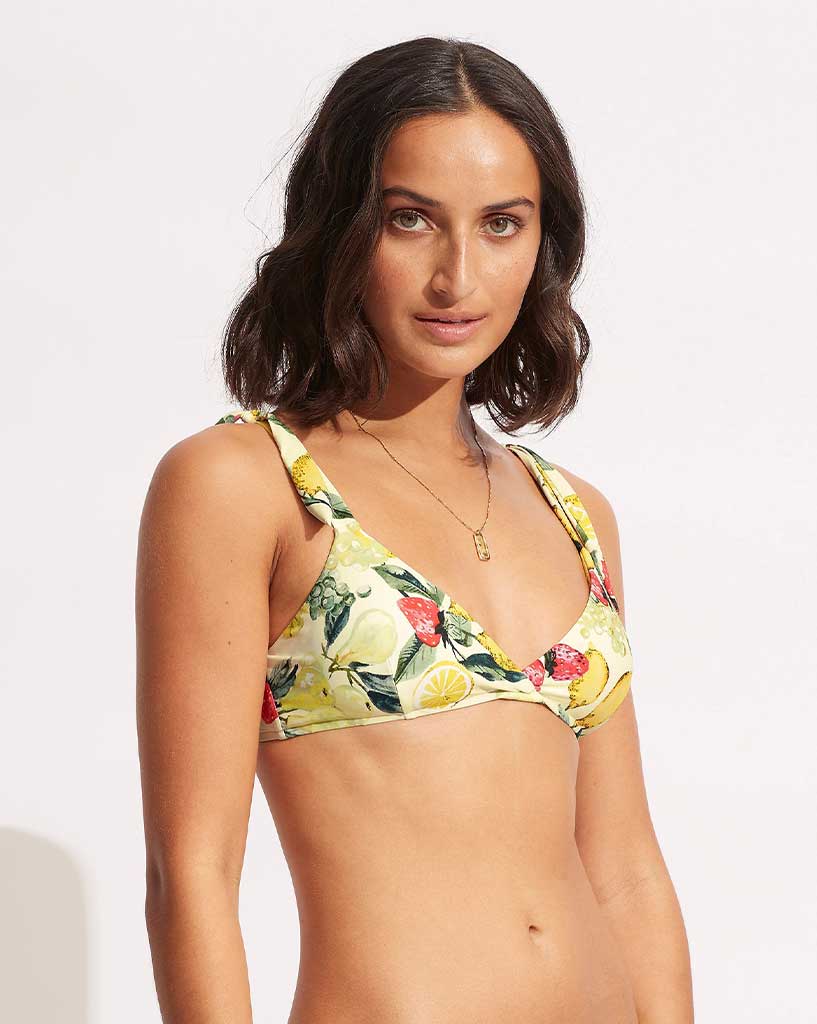 Seafolly Lemoncello Wrap Front Bralette