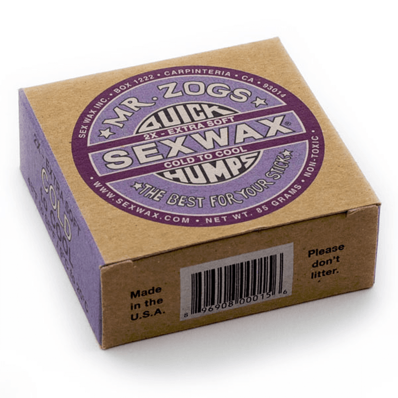 Sex Wax Sex Wax Quick Humps Cold Water - Purple