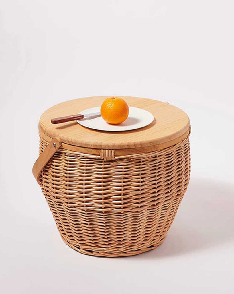 SunnyLife Round Picnic Cooler Basket