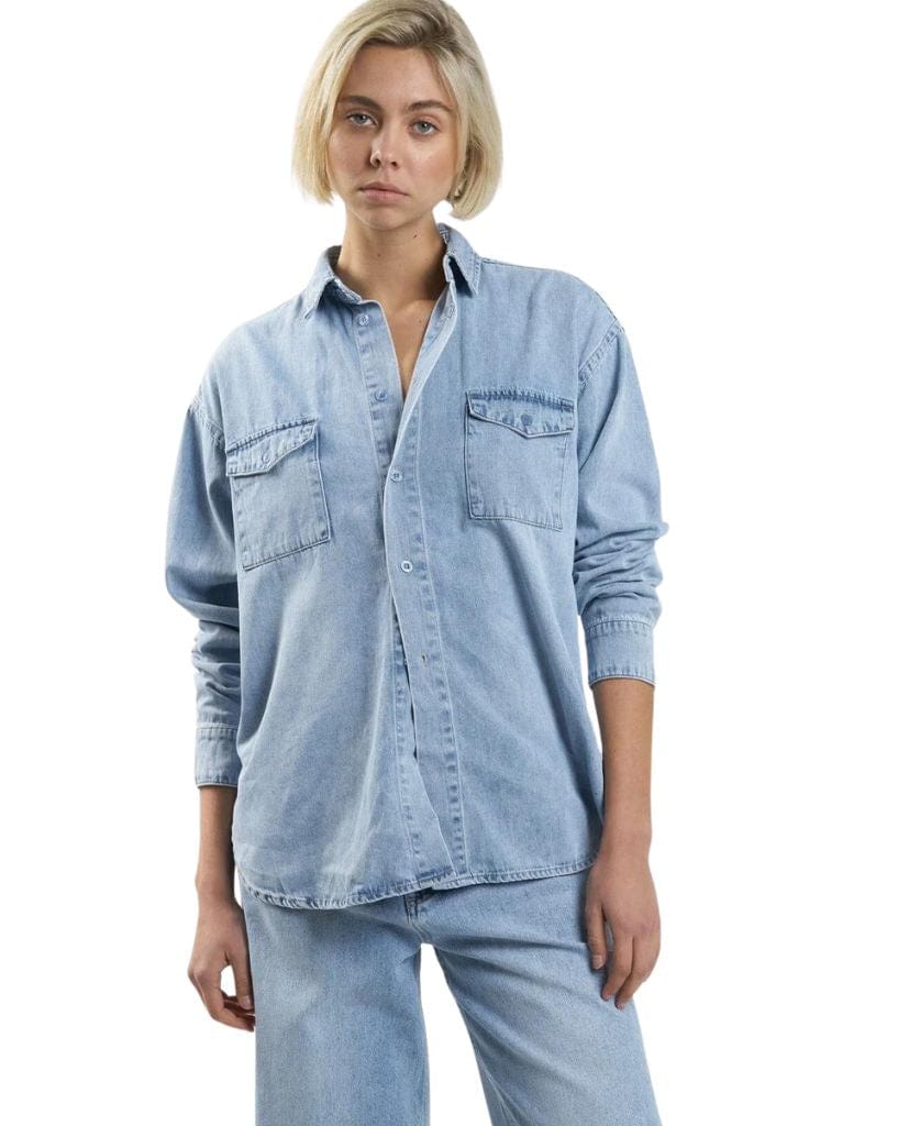 Thrills Adrian Denim Shirt