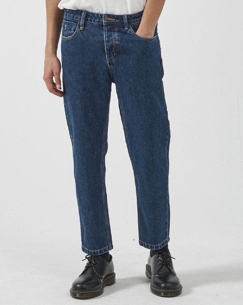 Thrills Chopped Denim Jean -  Dark Rinse Blue