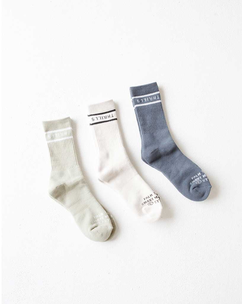 Thrills Minimal Thrills 3 Pack Sock