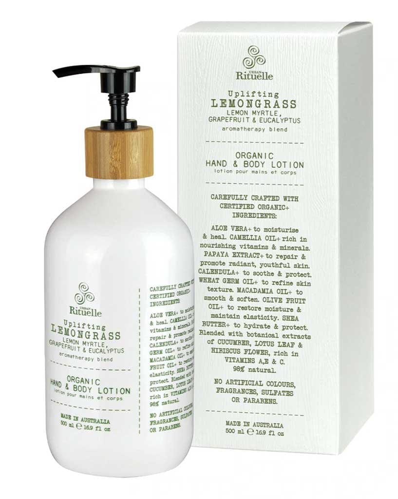 Urban Rituelle Flourish 500ml Hand & Body Lotion - Lemongrass