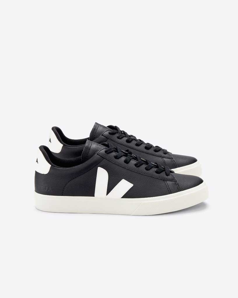 Veja Campo Chromefree Leather - Black/White