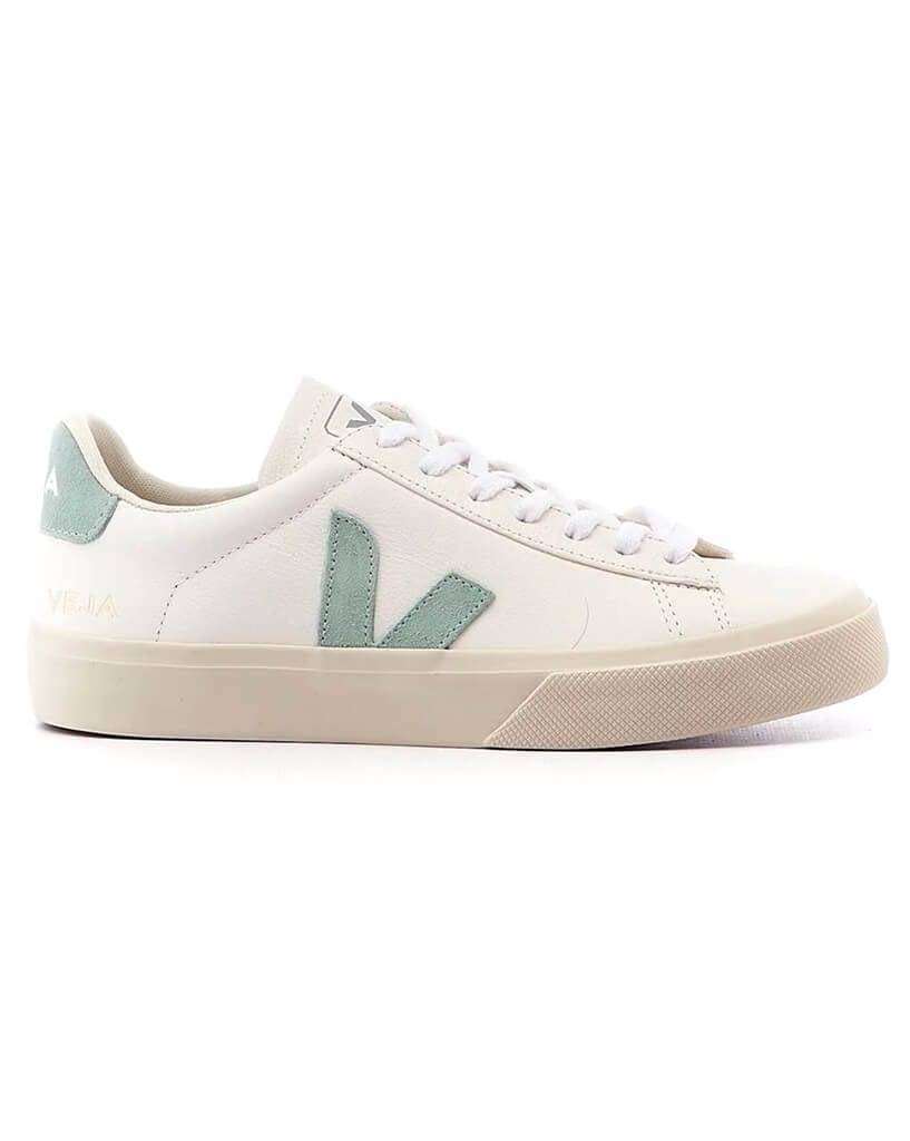 Veja Campo Chromefree Leather- White/Matcha