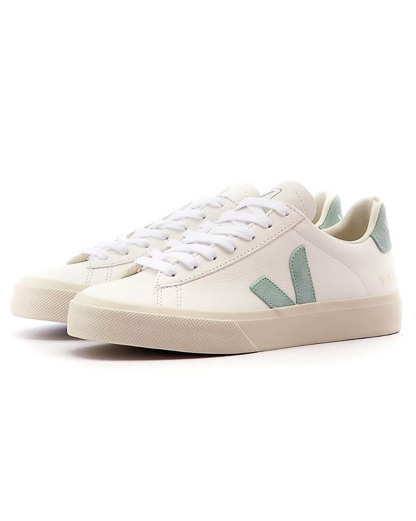 Veja Campo Chromefree Leather- White/Matcha