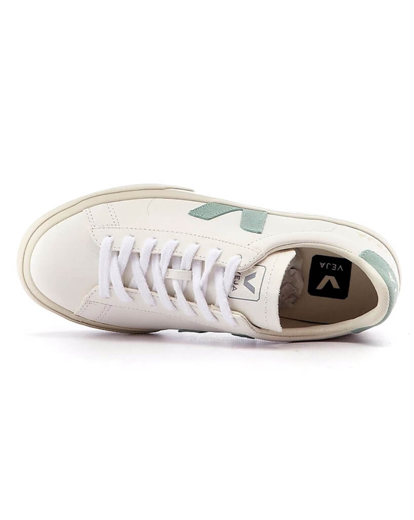 Veja Campo Chromefree Leather- White/Matcha