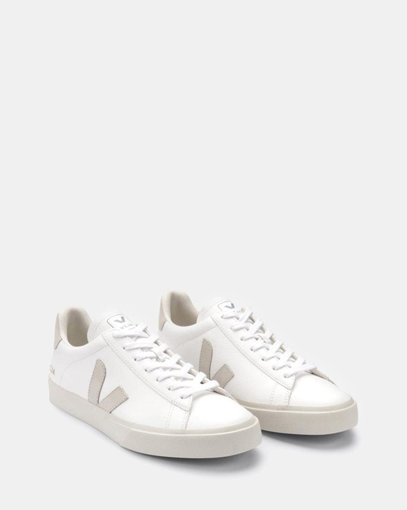 Veja Campo Chromefree Leather - White/Natural Suede