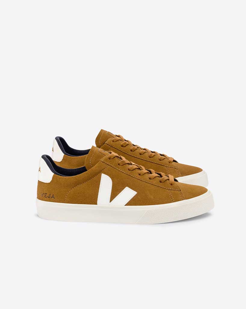 Veja Campo Suede - Camel/White