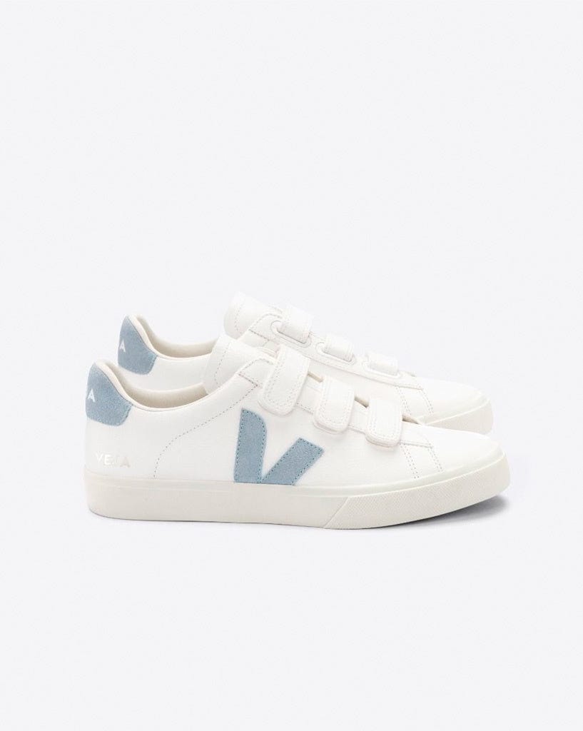 Veja Recife Chromefree Leather - White/Steel