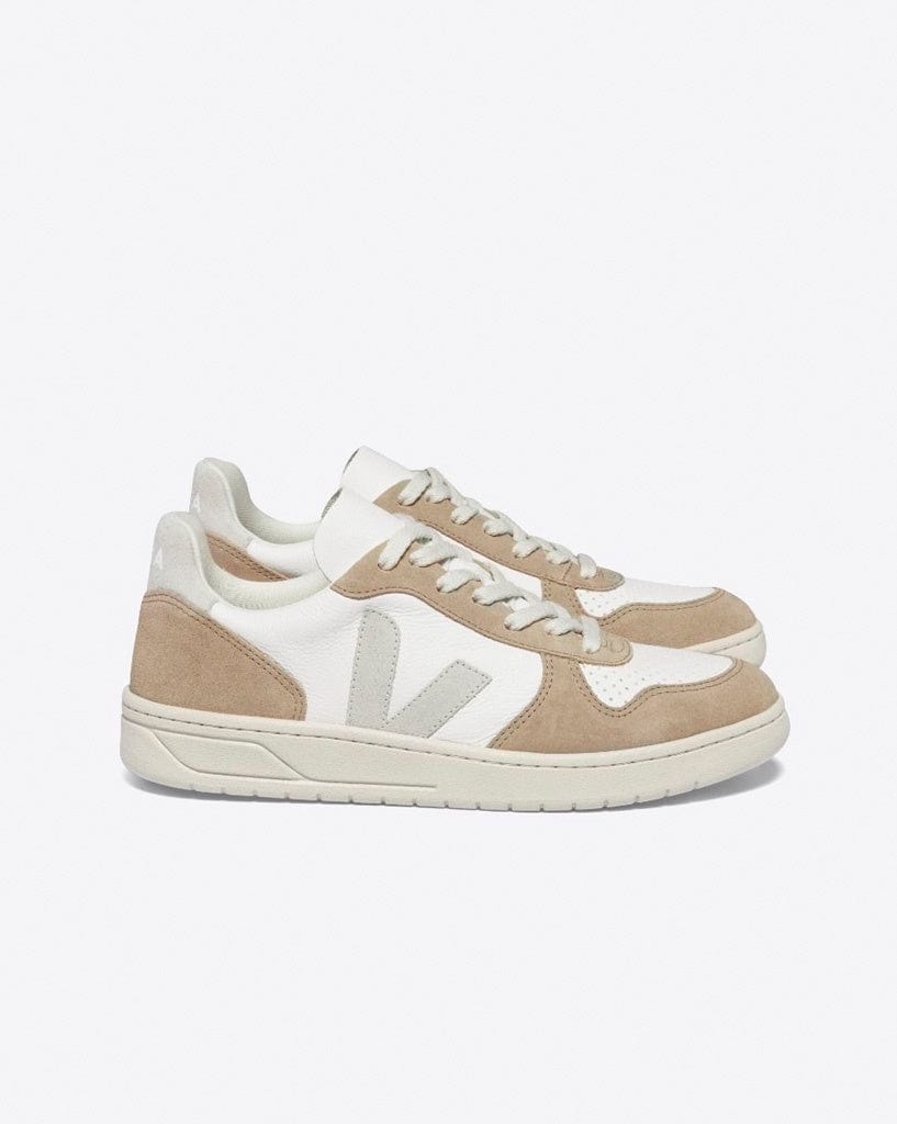 Veja V-10 Chromefree - White/Natural/Sahara