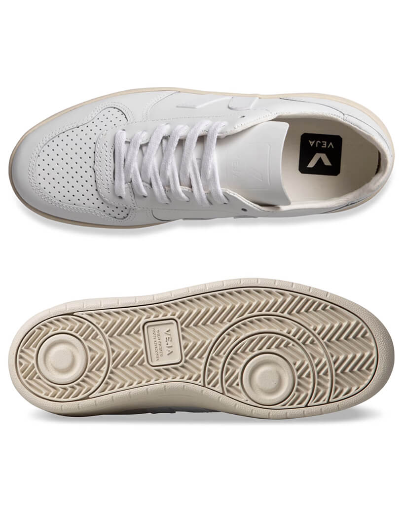 Veja V-10 Leather - Extra White