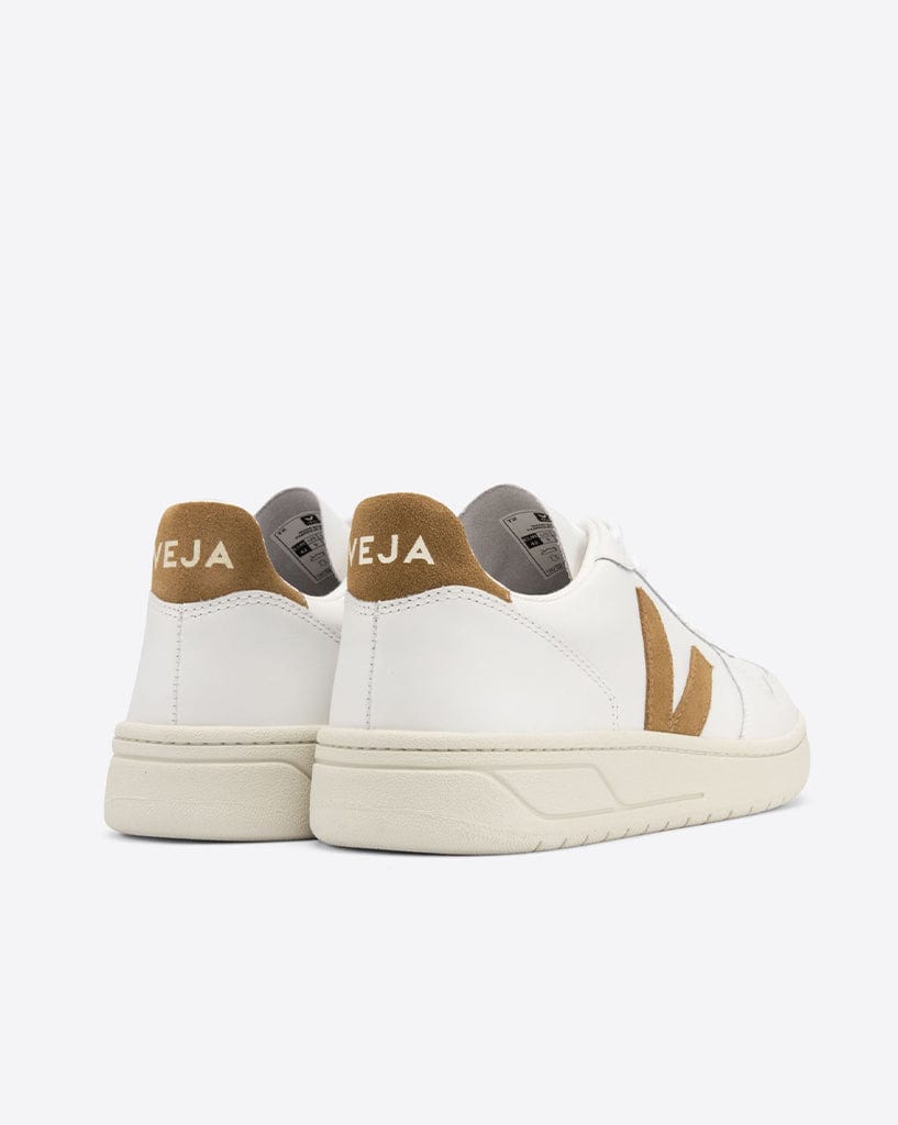 Veja V-10 Leather - Extra White/Camel